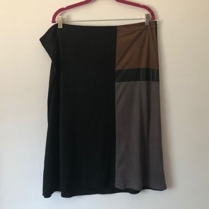 I.N. Studio Woman Faux Suede Skirt